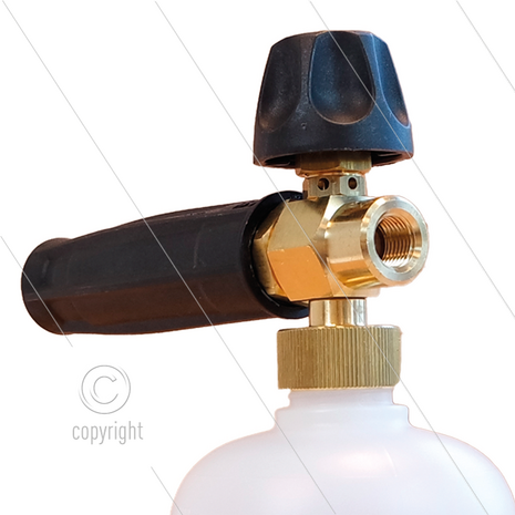 LS3-2 - schuimlans flacon 1 Ltr - nozzle 1,25mm - 5,5 tot 9 l/min - 1/4&quot; bi