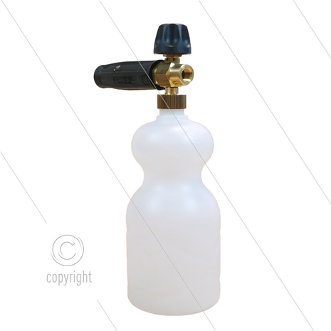 LS3-1 - schuimlans vert. - flacon 1L. - nozzle 1,25mm - 5,5 tot 9 l/min - 1/4&quot;bi