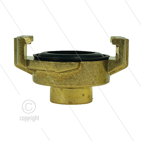 Snelkoppeling - messing - Geka - 3/8&quot; bi