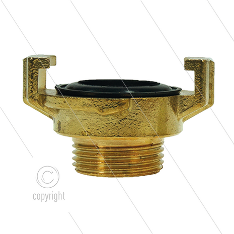 Snelkoppeling - messing - Geka - 3/4&quot; bu