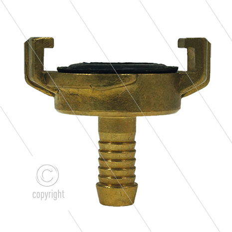 Snelkoppeling - messing - Geka - &Oslash;10mm - 3/8&quot; pilaar