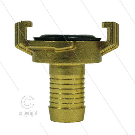 Snelkoppeling - messing - Geka - &Oslash;19mm - 3/4&quot; pilaar