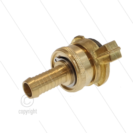 Druk-/zuigkoppeling - messing - Geka - &Oslash;13mm - 1/2&quot; pilaar