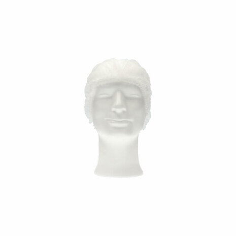 CMT Haarnet Non Woven PP Clip Cap Wit - 1.000 stuks