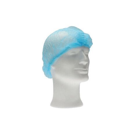 CMT Haarnet Non Woven PP Clip Cap Blauw - 1.000 stuks