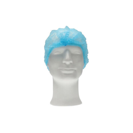 CMT Haarnet Non Woven PP Clip Cap Blauw - 1.000 stuks