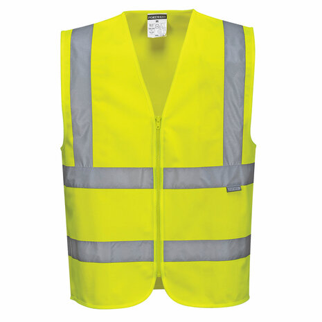 C375 - Hi-Vis Band en brace vest met rits - 10 stuks