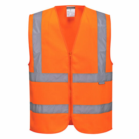 C375 - Hi-Vis Band en brace vest met rits - 10 stuks