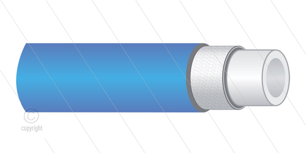 Titan-Slide - blauw - 1/4&quot; - DN06 - 300 Bar - &Oslash;11,9mm - max 60&deg;C