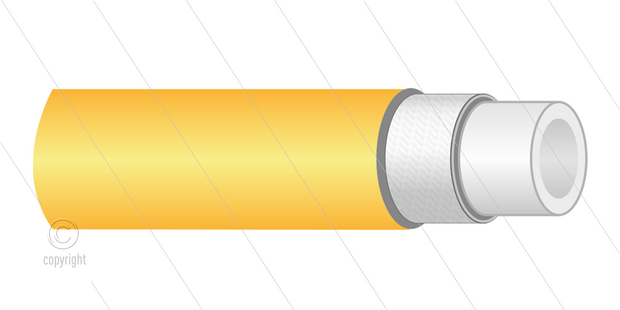 Titan-Slide - geel - 1/4&quot; - DN06 - 300 Bar - &Oslash;11,9mm - max 60&deg;C