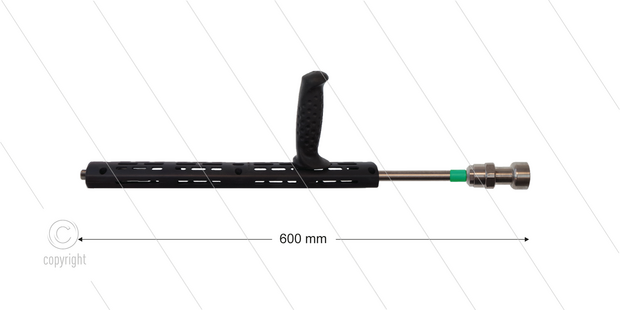 RP72 Schuimlans - L=60cm - nozzle 2,0 - 1/4&quot; bu - groene markering - (&lt; 15 l/min)