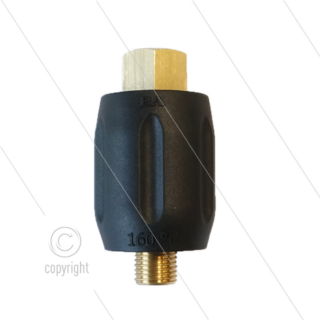 RF1 - variopress - tussen lans en pistool - 250 Bar - 30 l/min - max 160&deg;C - 1/4&quot; bi x 1/4&quot; bu