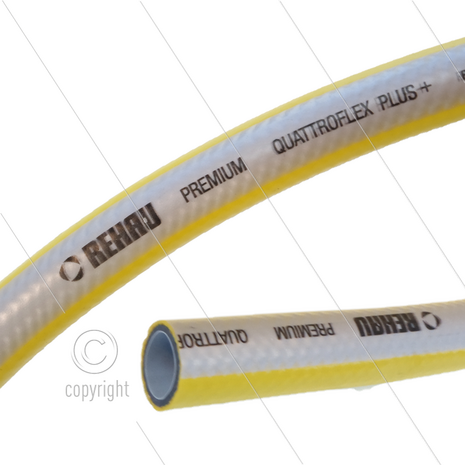Quattroflex Plus - lagedrukslang - 25mm (1&quot;) - rol &agrave; 25m - Temp: -20&deg; tot 60&deg;C - 10 Bar