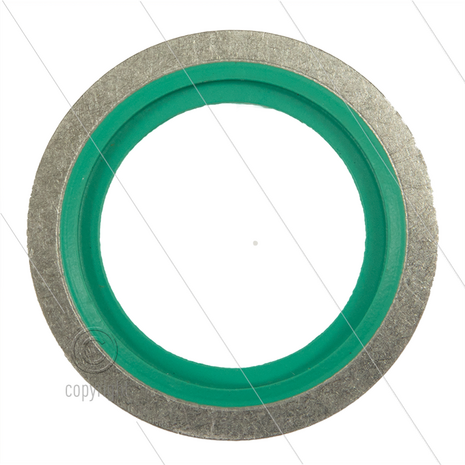 Multi-seal afdichtring - RVS - 3/8&quot; - dikte 2,0mm - 5 stuks