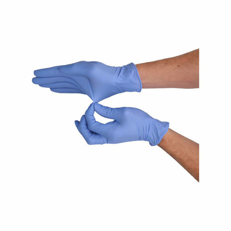 CMT soft nitril handschoenen violet blauw poedervrij - 1.000 stuks