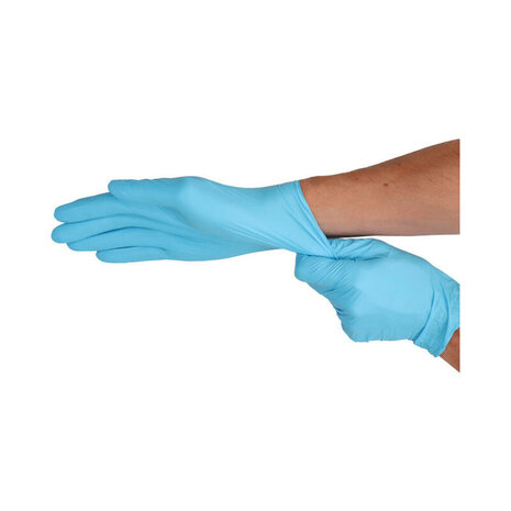 CMT nitril handschoenen blauw poedervrij - 1.000 stuks