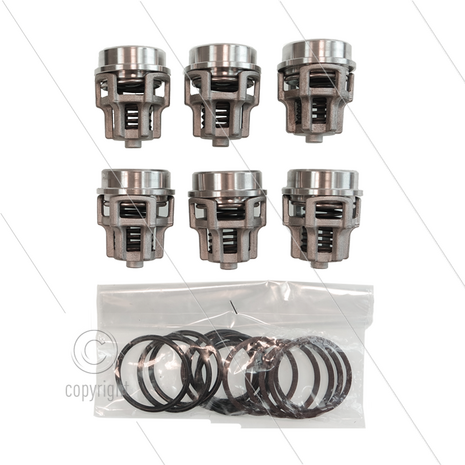 Kit 2030 - Kleppenset (6x) - Serie 70 + 70(V)HT