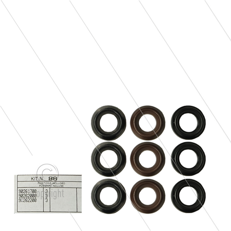 Kit 088 - Manchetset &Oslash;15mm 3 plunjers - Serie 44 + 50