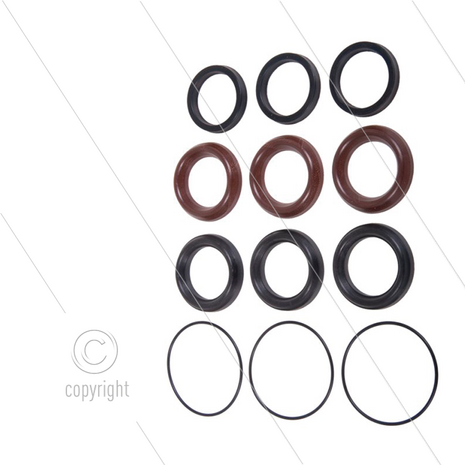 Kit 2010 - Manchetset &Oslash;30mm voor 3 plunjers - Serie 70