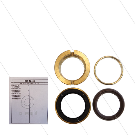 Kit 039 - Complete afdichtingsset &Oslash;36mm voor 1 plunjer - Serie 69 + 75