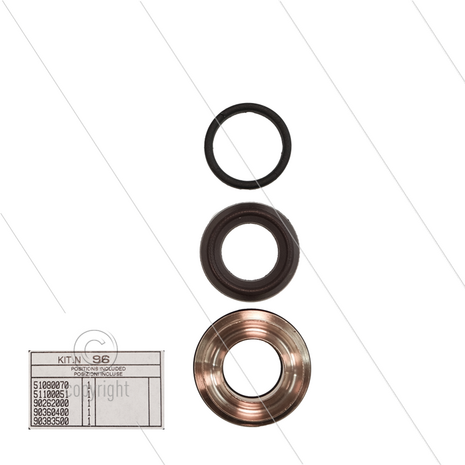 Kit 096 - Complete afdichtingsset &Oslash;15mm voor 1 plunjer - Serie 51