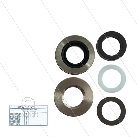 Kit 171 - Complete afdichtingsset &Oslash;20mm voor 1 plunjer - serie 66