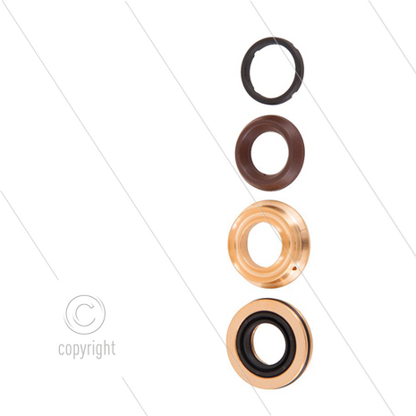 Kit 226 - Complete afdichtingsset &Oslash;15mm voor 1 plunjer - serie 60 Misting