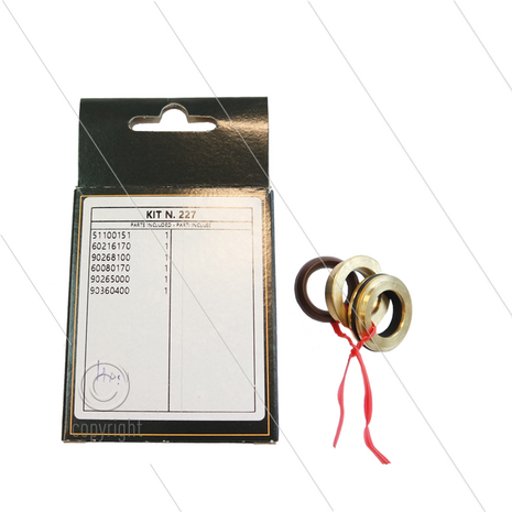 Kit 227 - Complete afdichtingsset &Oslash;18mm voor 1 plunjer - serie 60 Misting