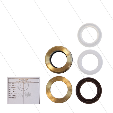 Kit 291 - Complete afdichtingsset &Oslash;22mm voor 1 plunjer - serie 59