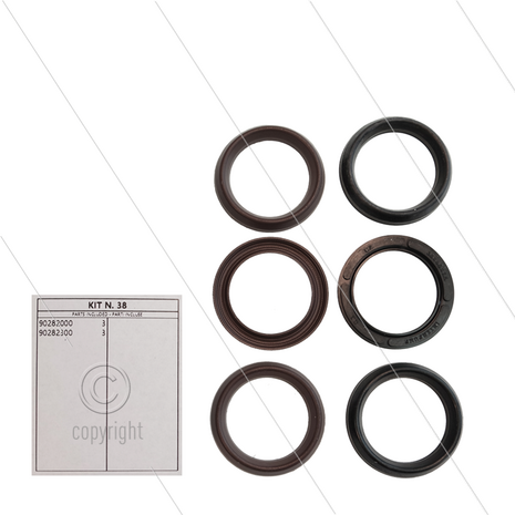 Kit 038 - Set LD + HD afdichtingen &Oslash;36mm (3x) - Serie 69 + 75
