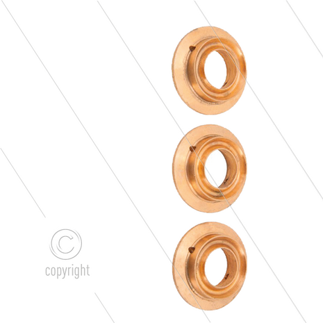 Kit 128 - Set messing tussenringen &Oslash;18mm (3x) - Serie 44