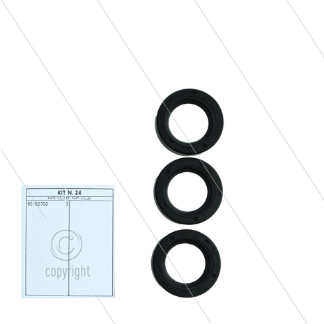 Kit 024 - Set oliekeerringen &Oslash;22mm (3x) - Serie 48