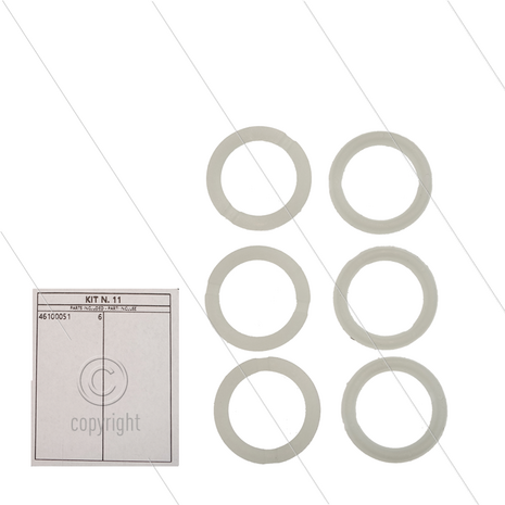 Kit 011 - Set topringen &Oslash;22mm (6x) - Serie 47 + 48