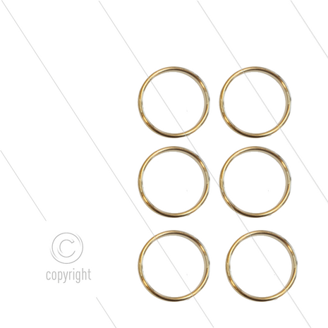 Kit 041 - Set topringen &Oslash;36mm (6x) - Serie 69 + 75