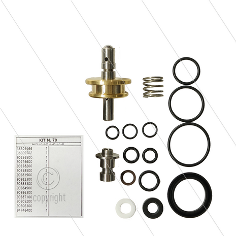 Kit 070 - Revisieset K7 drukregelautomaat
