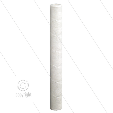 Filterpatroon - Touwpatroon 20&quot; - katoen - 20 m&micro; - 45 l/min - H=511mm - max 50&deg;C