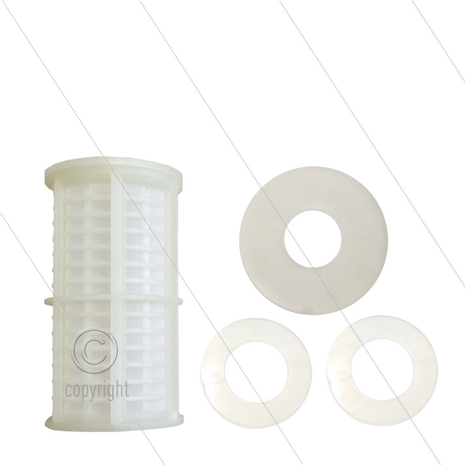 Gaaspatroon 5&quot; - nylon - 60 m&micro; - 13 l/min - H=120mm - max 40&deg;C