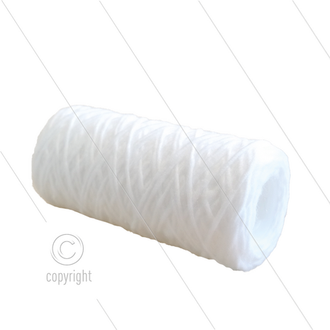 Touwpatroon 5&quot; - katoen - 20 m&micro; - 11 l/min - H=130mm - max 50&deg;C