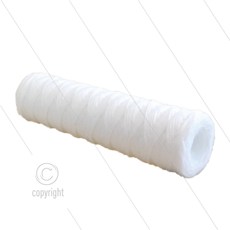 Touwpatroon 9&quot; - katoen - 5 m&micro; - 22 l/min - H=252mm - max 50&deg;C