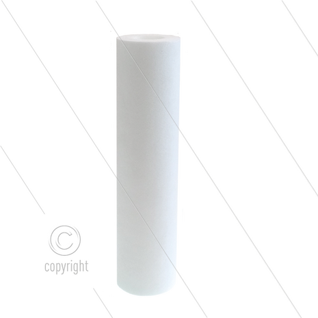 Spun-poly patroon 9&quot; - 5 m&micro; - 22,8 l/min - H=251mm - max 50&deg;C