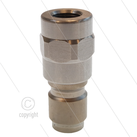 RP3100 - nippel - RVS - 250 Bar - &Oslash;17,8mm - max 150&deg;C - 1/4&quot; bi