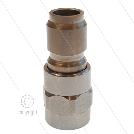 RP3100 - nippel - RVS - 250 Bar - &Oslash;17,8mm - max 150&deg;C - 1/4&quot; bi