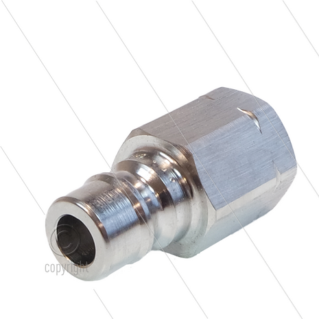 Snap-Tite - nippel - RVS - 690 Bar - 1/4&quot; bi
