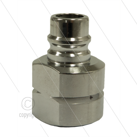 Snap-Tite - nippel - RVS (gehard) - 552 Bar - 1/2&quot; bi