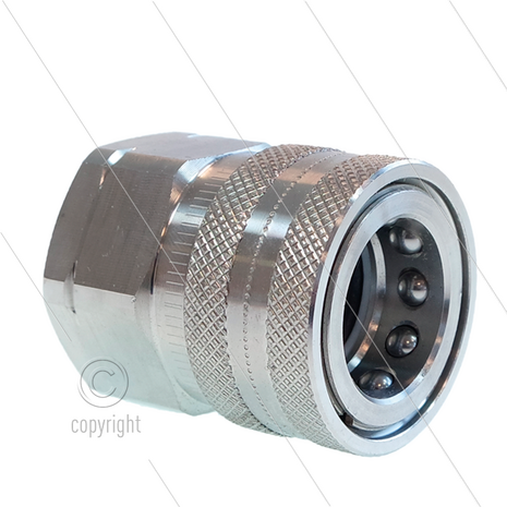 Snap-Tite - koppeling - RVS - 483 Bar - 3/4&quot; bi