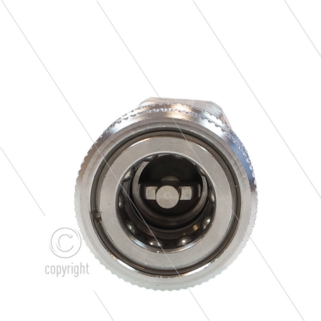 Snap-Tite - koppeling - met klep - RVS - 138 Bar - 1&quot; bi