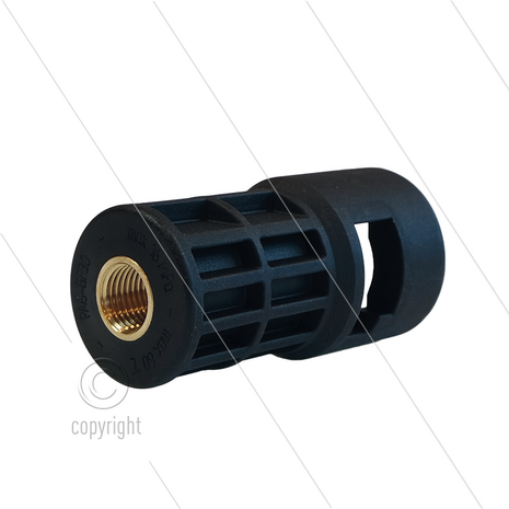 Adapter bajonet 1/4&#039;&#039; bi - kunststof - passend op K&auml;rcher