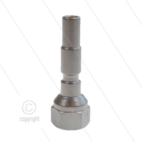 Insteeknippel 1/4&quot; bi - RVS - hobby Kr&auml;nzle