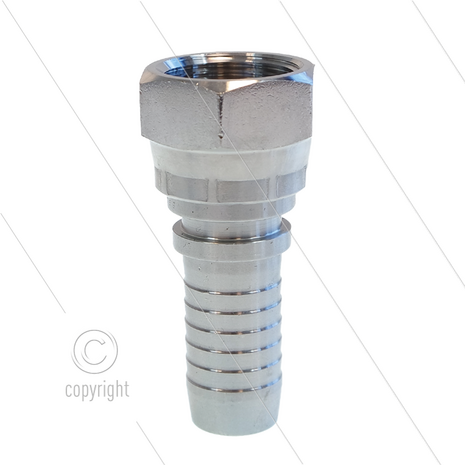 Persnippel - RVS - 3/4&quot; - 3/4&quot; wartel - SW32