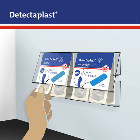 Detectaplast universele pleister dispenser met 2 vullingen